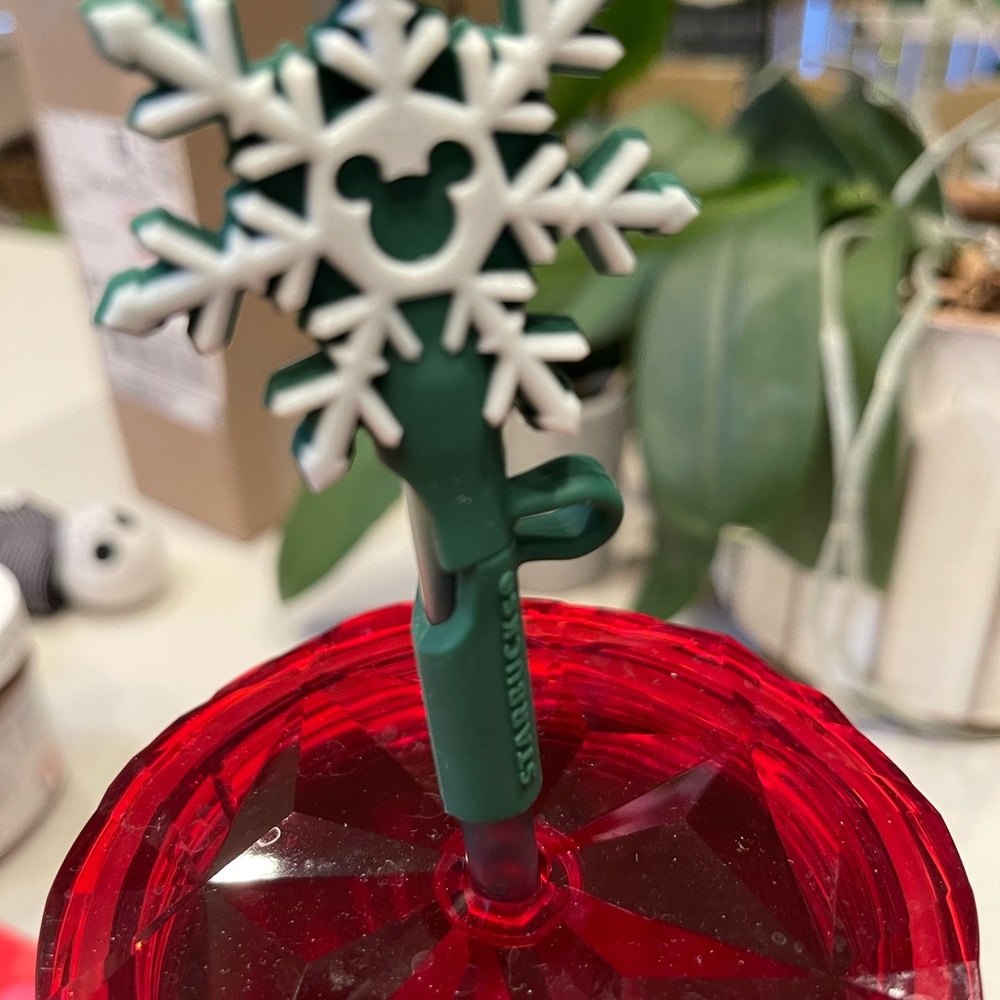 Disney Red Tumbler with Straw - Picture 4 of 6